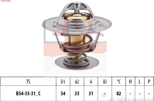 EPS 1880380S - Thermostat d'eau car-mod.fr